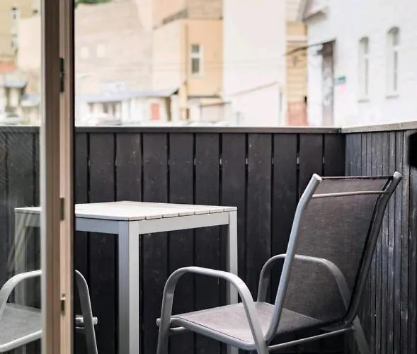 Free Indoor Parking Old Town Basanavicius Park & Balcony Vilna